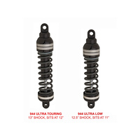 Progressive Suspension PS-944-4020UT 944 Series 13" Heavy Duty Spring Rate Rear Shock Absorbers Black for Touring 80-Up