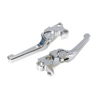 PSR-12-00651-20 Adjustable Anthem Levers Chrome for Softail 96-14/Dyna 96-17/Touring 96-07/Sportster 96-03