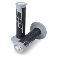 ProTaper PT021666 Clamp-On 1/2 Waffle Grips Grey/Black