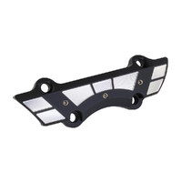 Bagger Nation PYO-SRC-WW-B Weld Wing No-Slip Super Top Clamp Black for 1.25" Bar Thats Steps To 1" Clamping