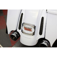 Bagger Nation PYO-USLP3-C Stealth III License Plate System Chrome for Touring 09-Up