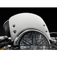 Rizoma Low Headlight Fairing Silver for BMW R nineT/Ducati Scrambler/Triumph Thruxton 1200 R/Street Twin