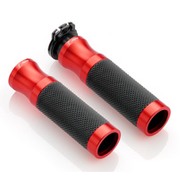 Rizoma Sport Ride by Wire Grips Red for Ducati XDiavel S 16-20/Monster 1200/1200 S/Monster 821/SuperSport 939/SuperSport 939 S