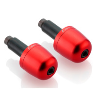 Rizoma Conical Bar Ends Red for 22mm Handlebars