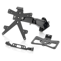 Rizoma Outside License Plate Support Black for Ducati XDiavel S 16-20