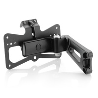 Rizoma Outside License Plate Support Black for BMW R nineT/Pure/Racer/Urban G/S/Scrambler 14-20