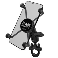 RAM Mounts X-Grip Large Phone Mount w/Handlebar U-Bolt Base & Short Arm