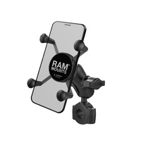 RAM Mounts X-Grip Phone Mount w/RAM Torque Medium Rail Base & Short Arm
