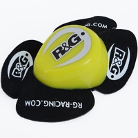 R&G Racing Aero Knee Sliders (Narrow Rear Profile) Yellow (Pair)
