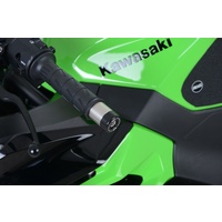 R&G Racing Bar End Sliders Black for Kawasaki ER5/ER6/ZZR600 D/E/ZX6-R/ZX9-R/ZX9RF/ZX12-R/ZRX1100/ZRX1200/Versys 650/ZX-25R/Ninja 250/400