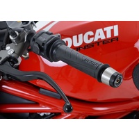 R&G Racing Bar End Sliders Black for Ducati Monster 1200R/Monster 1200S