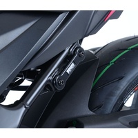 R&G Racing Rear Footrest Blanking Plates Black for Suzuki GSR750/GSX-S750/GSX250R
