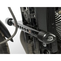R&G Racing Aero Style Frame Crash Protectors Black for Harley Davidson XR1200 08-12