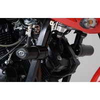 R&G Racing Aero Style Engine Crash Protectors Black for Hyosung GT125/GT250 (Naked bikes ONLY)