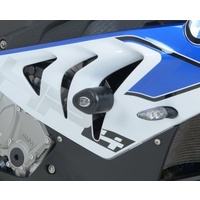 R&G Racing Aero Style Front Crash Protectors Black for BMW S1000RR 12-14/HP4 09-14 (Non Drilled)