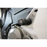 R&G Racing Aero Style Frame Crash Protectors Black for Honda VFR1200 10-16