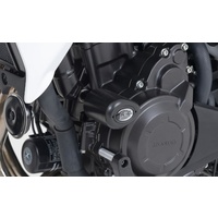 R&G Racing Aero Style Front Crash Protectors Black for Honda CB500X 13-20/CB400X 19-20/CB500F 13-20