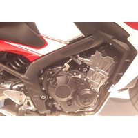 R&G Racing Aero Style Engine Crash Protectors Black for Honda CBR650R 19-20/CBR650F 14-18/CB650F 14-18 (Non Drilled)