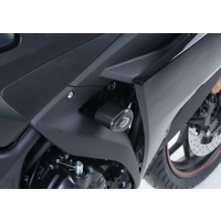 R&G Racing Aero Style Frame Crash Protectors Black for Yamaha R25 14-18/R3 15-18
