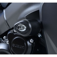 R&G Racing Aero Style Frame Crash Protectors Black for Suzuki GSX-S1000 FA 15-20