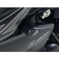 R&G Racing Aero Style Frame Crash Protectors Black for Kawasaki Z250 15-18/Z300 15-18