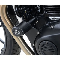R&G Racing Crash Protector Aero Style Black for Triumph Bonneville/Street Twin/Thruxton 16-21