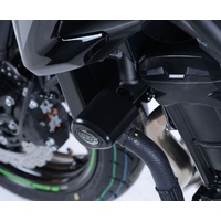 R&G Racing Aero Style Frame Crash Protectors Black for Kawasaki Z900 17-20