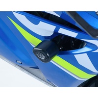 R&G Racing Aero Style Frame Crash Protectors Black for Suzuki GSX-R1000/GSX-R1000R 17-20
