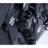 R&G Racing Aero Style Frame Crash Protectors Black for Suzuki GSX-S750 17-18