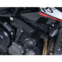 R&G Racing Aero Style Frame Crash Protectors Black for Triumph Street Triple R 765/S 765 17-18/RS 765 17-20