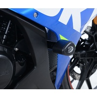 R&G Racing Aero Style Frame Crash Protectors Black for Suzuki GSX250R/V-Strom 250 17-20