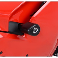 R&G Racing Aero Style Engine Crash Protectors Black for Ducati Panigale V4/V4S/Speciale 18-19