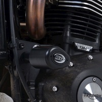 R&G Racing Aero Style Frame Crash Protectors Black for Triumph Scrambler 1200 XC/Scrambler 1200 XE 19-20