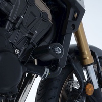 R&G Racing Aero Style Frame Crash Protectors Black for Honda CB650R Neo Sports Café 19-20