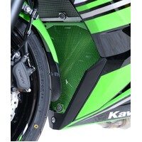 R&G Racing Downpipe Grille Green for Kawasaki Ninja 650 17-20