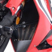 R&G Racing Downpipe Grille Black for Honda CBR650R 19-20