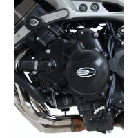 R&G Racing Left Side Water Pump/Generator Case Cover Black for Yamaha MT-09 (FZ-09) 13-20/SP 18-19/Tracer 900GT 18-20/Niken 18-19