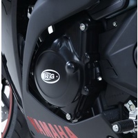 R&G Racing Left Side Crank Case Cover Black for Yamaha YZF-R25 14-20/YZF-R3 15-20/MT-03 16-20/MT-25 16-20