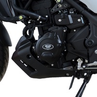 R&G Racing Race Series Left Side Crank Case Cover Black for Yamaha YZF-R25 14-20/YZF-R3 15-20/MT-03 16-20/MT-25 16-20