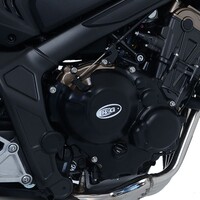 R&G Racing Right Engine Case Cover Black for the Honda CBR650F 14-18/CB650F 14-19/CB650R 19-21/CBR650R 19-21
