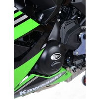 R&G Racing Left Side Engine Case Cover Black for Kawasaki Z650/Ninja 650 17-20