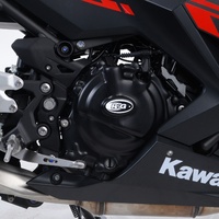 R&G Racing Right Side Engine Case Cover Black for Kawasaki Ninja 250/400 18-19/Z400/Z250 19-20