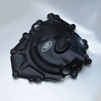 R&G Racing Race Series Right Side Engine Case Cover Black for Kawasaki Ninja 250/400 18-19/Z400/Z250 19-20