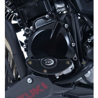 R&G Racing Left Side Engine Case Slider Black for Suzuki GSR600 06-12/GSR750 11-18