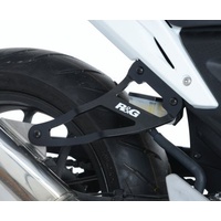 R&G Racing Exhaust Hanger (Single) Black for Honda CB500F 13-15/CBR250R 11-15/CBR500R 13-15/WP Bikes SP 50/125