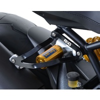 R&G Racing Exhaust Hanger (Single) Black for Ducati Monster 1200 17-18/1200S 17-20/1200R 16-19