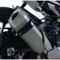 R&G Racing Exhaust Protector Black for BMW/Honda/Kawasaki/Royal Enfield/Suzuki/Yamaha