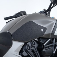 R&G Racing Tank Traction Grips (2-Grip Kit)Black for Ducati Hypermotard 950 19-21/Diavel 1260S 19