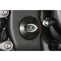 R&G Racing Lower Right Side Frame Plug (Single) Black for Yamaha YZF-R6 06-20