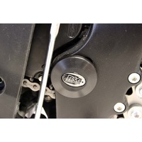 R&G Racing Lower Left Side Frame Plug (Single) Black for Suzuki GSXR1000 09-16/Honda CBR650F/CB650F 14-18